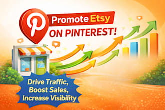 do etsy shop promotion , etsy seo , pinterest marketing to increase etsy sales