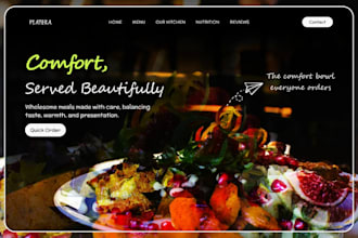 wix haitian food catering website caribbean food ethnic restaurant wix website