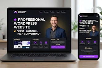 design wordpress website, website development, elementor, ecommerce website