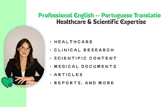 healthcare and scientific expertise