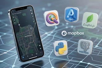 develop interactive gis web maps using qgis and arcgis pro