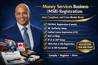 register your money services business msb in canada and the US