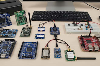help do firmware development for nrf, stm32, esp32, raspi, lora and lorawan