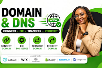 connect, fix, transfer or redirect your domain and dns