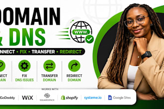 connect, fix, transfer or redirect your domain and dns