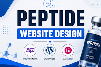 build woocommerce peptide store, woocommerce peptide website woocommerce peptide