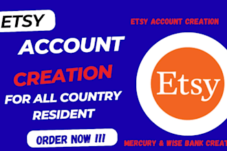 create fully verified etsy seller account etsy account creation for any country