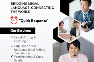 do professional legal writing and drafting