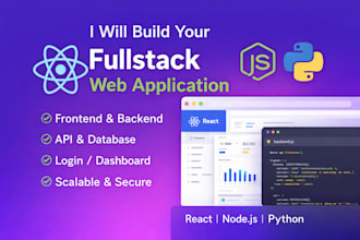 create secure fullstack web app