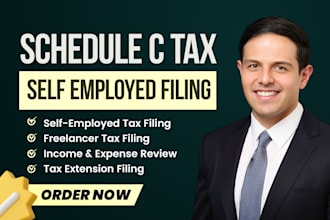 prepare schedule c tax return filing for self employed to avoid irs penalties