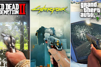 mod read dead redemption 2, gta 5, cyberpunk, and skyrim with custom asset