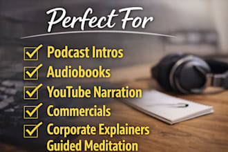provide a warm, natural conversational female voice over