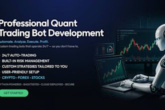 develop hft bots, quant trading systems, and market automation