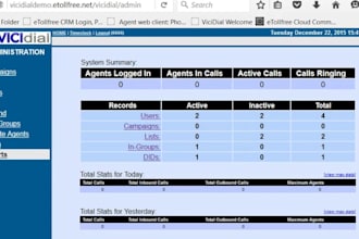 setup vicidal autodialer,predictive dialer,and call center system,outbound calls