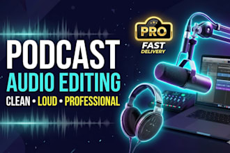 edit your podcast and make it sound clean