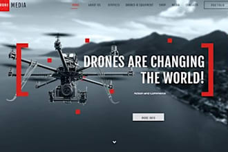 biuld squarespace aerial photography website drone photography website