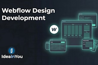 design and develop a webflow ecommerce website
