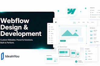 design and develop a webflow website