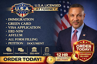 be your online lawyer for US UK canada immigration matters, uscis standard