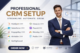 do zoho crm setup gohighlevel automation monday crm hubspot crm pipedrive setup