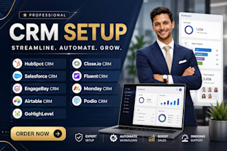 do zoho crm setup gohighlevel automation monday crm hubspot crm pipedrive setup