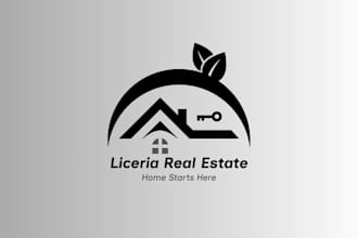 create a professional real estate and property logo