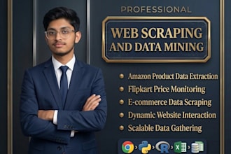 do web scraping, data mining
