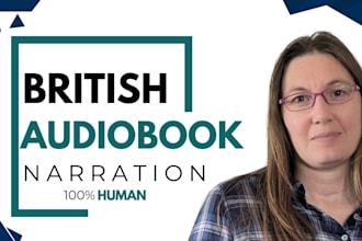engaging british female voice for nonfiction audiobooks