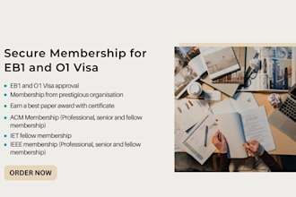 get you bcs acm iet ieee senior or fellow membership for eb1 o1 niw