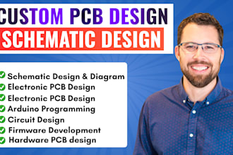 do professional pcb design, schematic pcb layout electronics usb circuit design