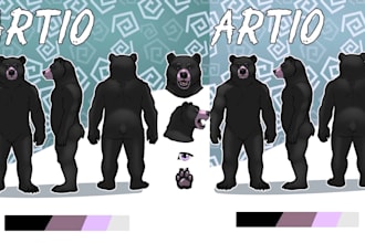 do furry ref sheet furry reference sheet fursona character sheet furry nsfw art