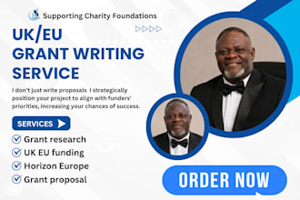 do UK eu grant research, write grant proposal, horizon europe funding