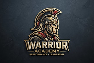 design a bold and professional warrior logo