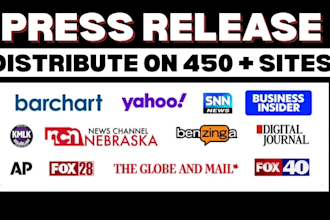 do press release distribution with social media marketing