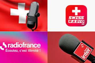 advertise and spin your songs live on swtzerland and france radio stations