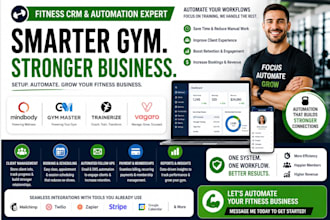 setup fitness crm mindbody workflow gymmaster trainerize vagaro automation