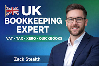 bookkeeping in quickbooks, xero, cleanup, and monthly accounting
