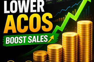 manage and optimize your amazon PPC ads to boost sales and lower acos