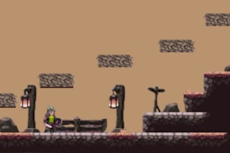 create pixel art tileset, for your 2d games