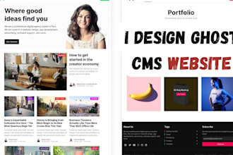 customize ghost cms website, ghost org wesite using ghost cms
