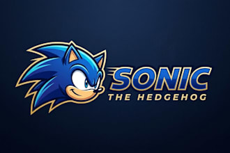 design a sleek and dynamic sonic logo
