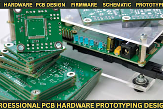 design iot and hardware prototyping  schematic, pcb, esp8266, stm32, arduino