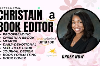 format proofread daily devotional selfhelp book prayer journal kindle publishing