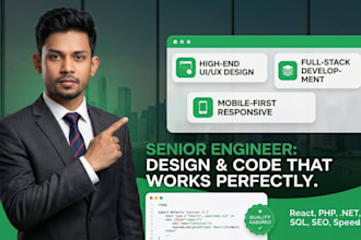 produce you a website with my quality web design and website development skills
