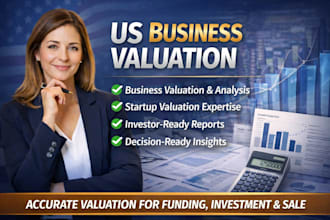 do business valuation, startup valuation, company valuation, financial analysis