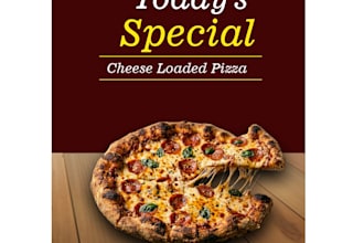 design high quality food ads, restaurant posts and promotional banners