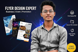do professional flyer, poster and event flyer design