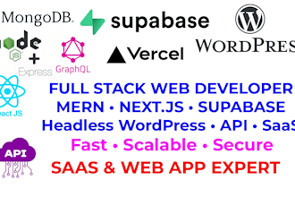build mern or nextjs app with headless wordpress and supabase
