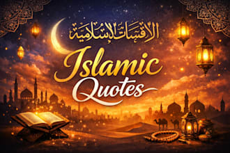 desingn islamic social media posts and quotes