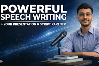 write a powerful speech or script that captivates